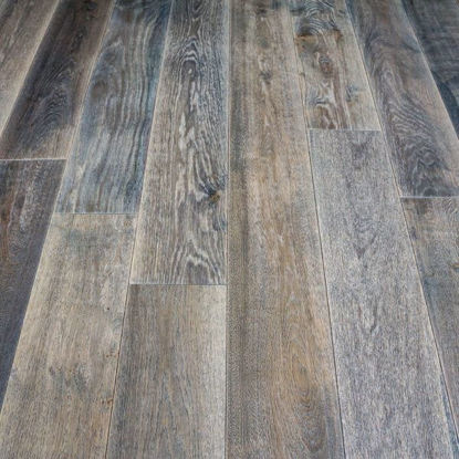 Picture of City Engineered Brushed, Stained, Wharf Grey UV Oiled Rustic Oak VC2